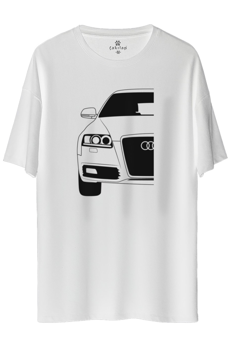 Audi A6 Baskılı Oversize Tişört