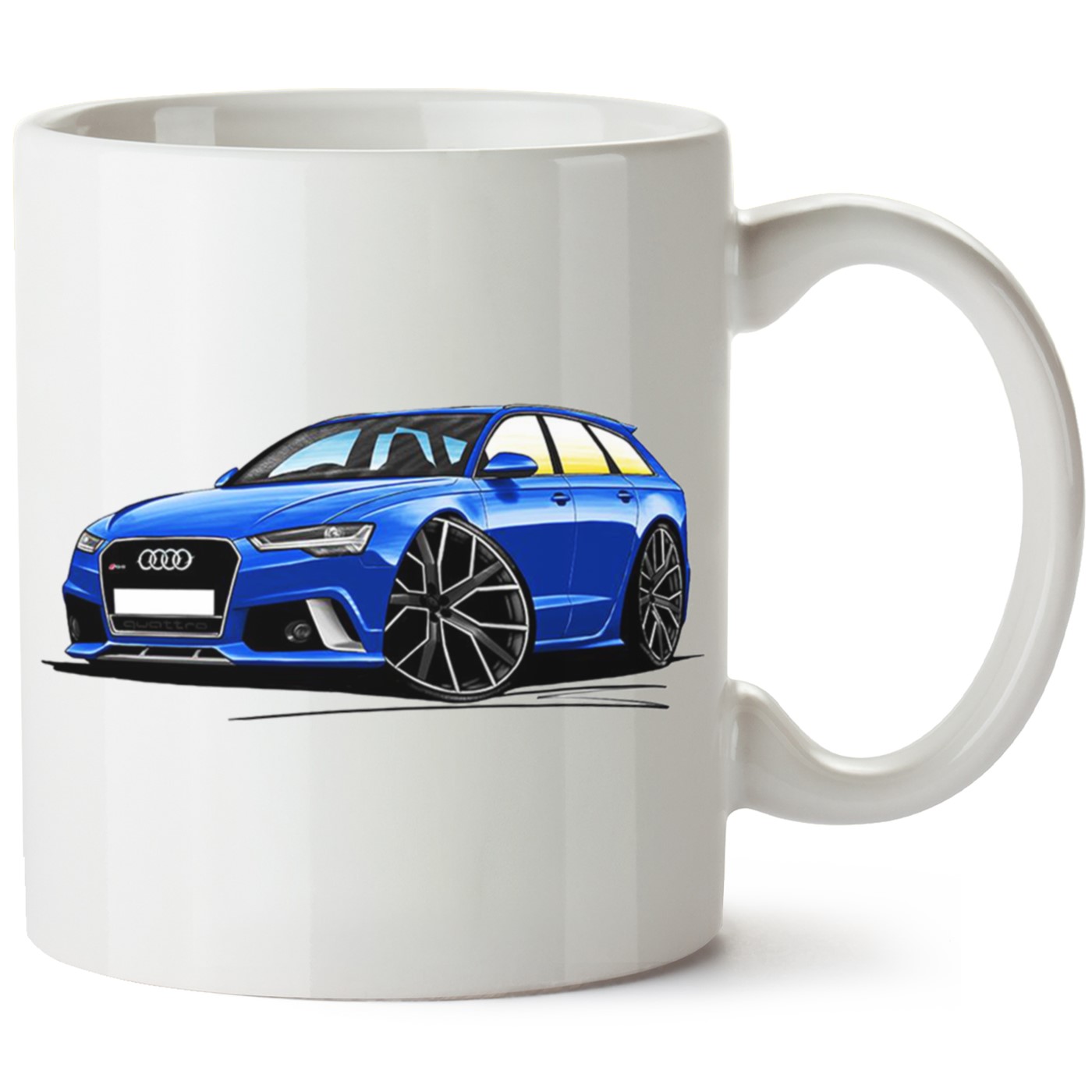 Audi A6 Baskılı Porselen Kupa Bardak