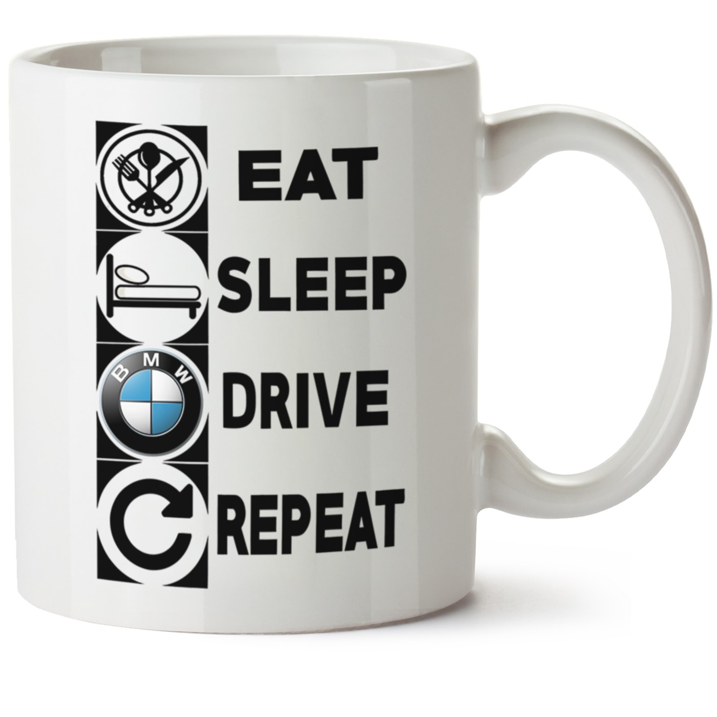 Bmw Logo Baskılı Porselen Kupa Bardak