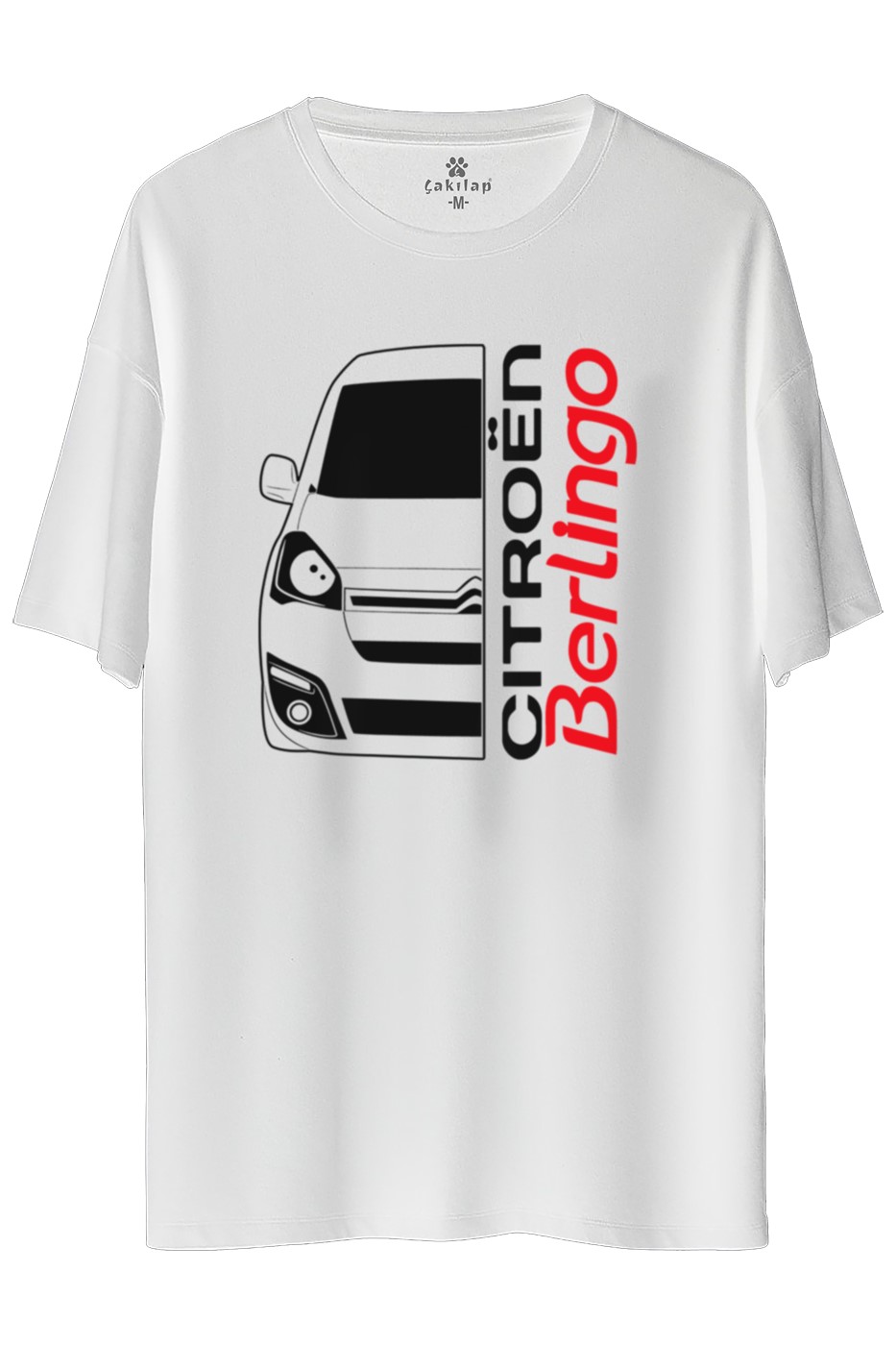 Citroen Berlingo Baskılı Oversize Tişört