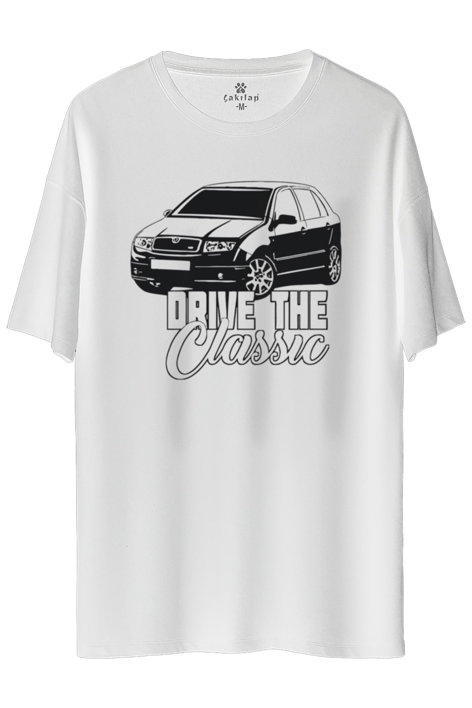 Skoda Fabia1 Baskılı Oversize Tişört