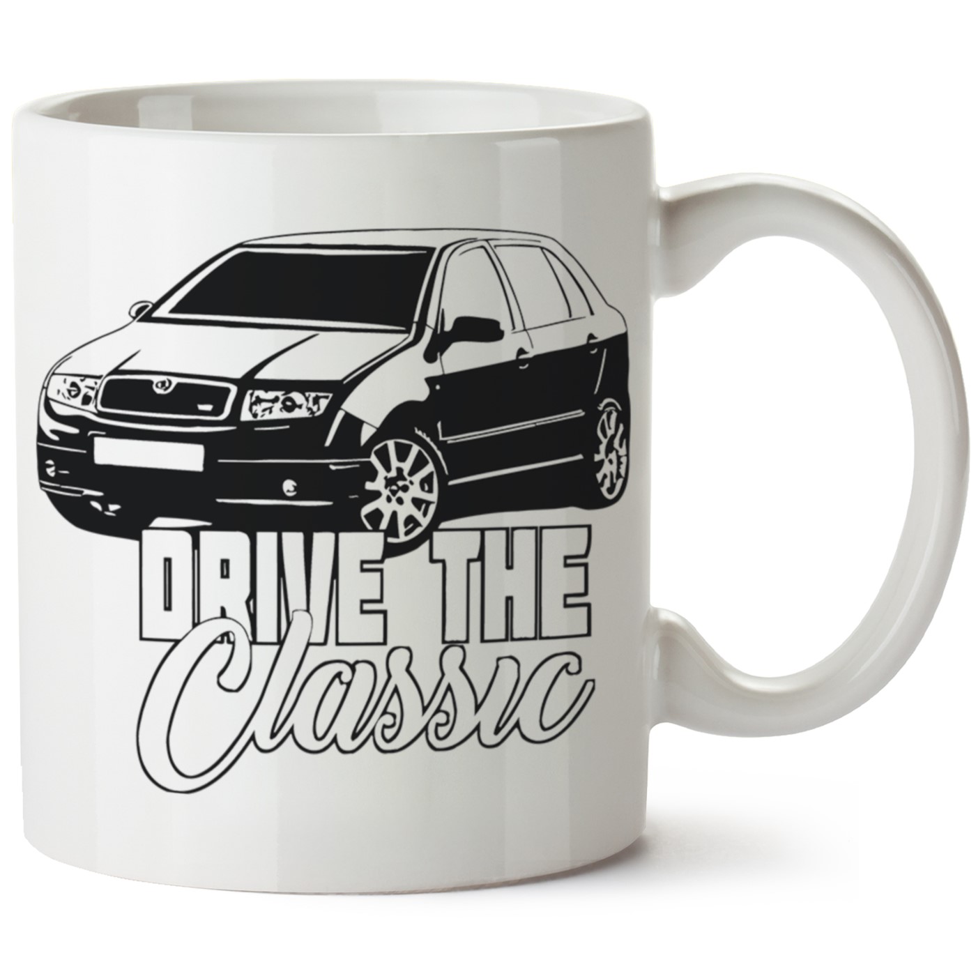 Skoda Fabia1 Baskılı Porselen Kupa Bardak