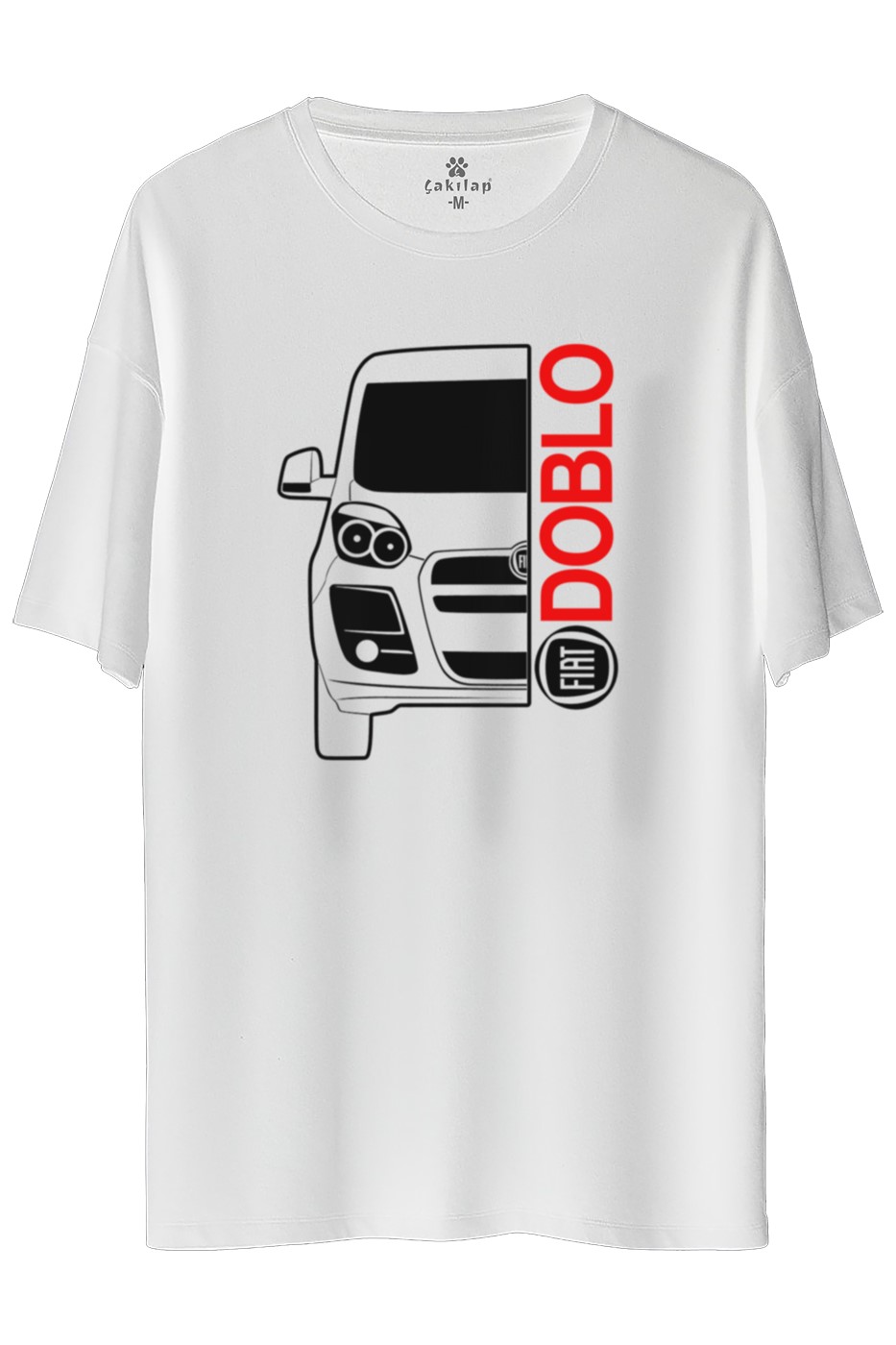 Fiat Doblo  Baskılı Oversize Tişört