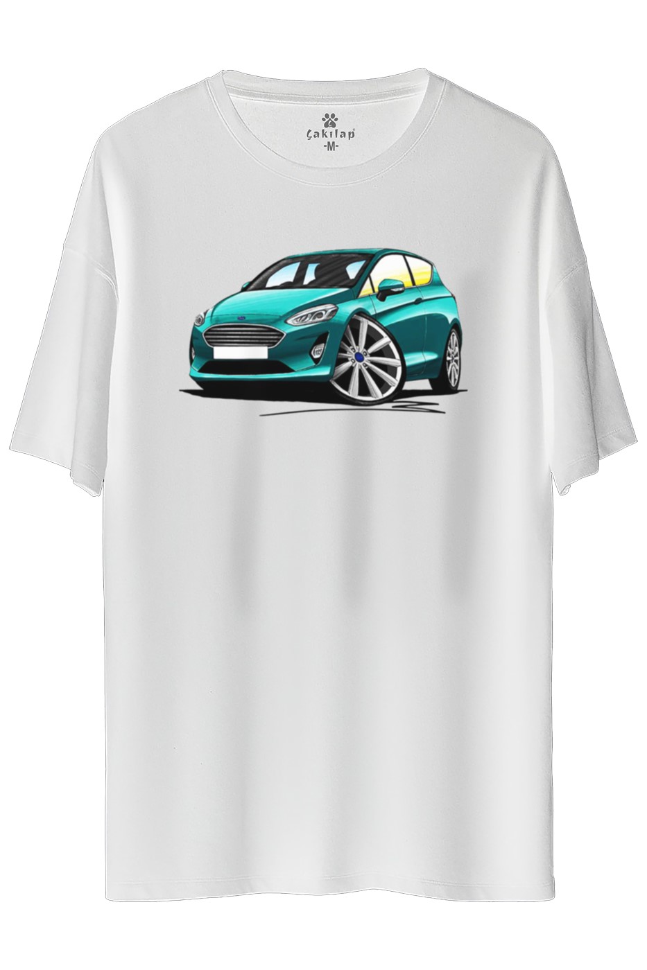 Ford Fiesta Mk8 Baskılı Oversize Tişört