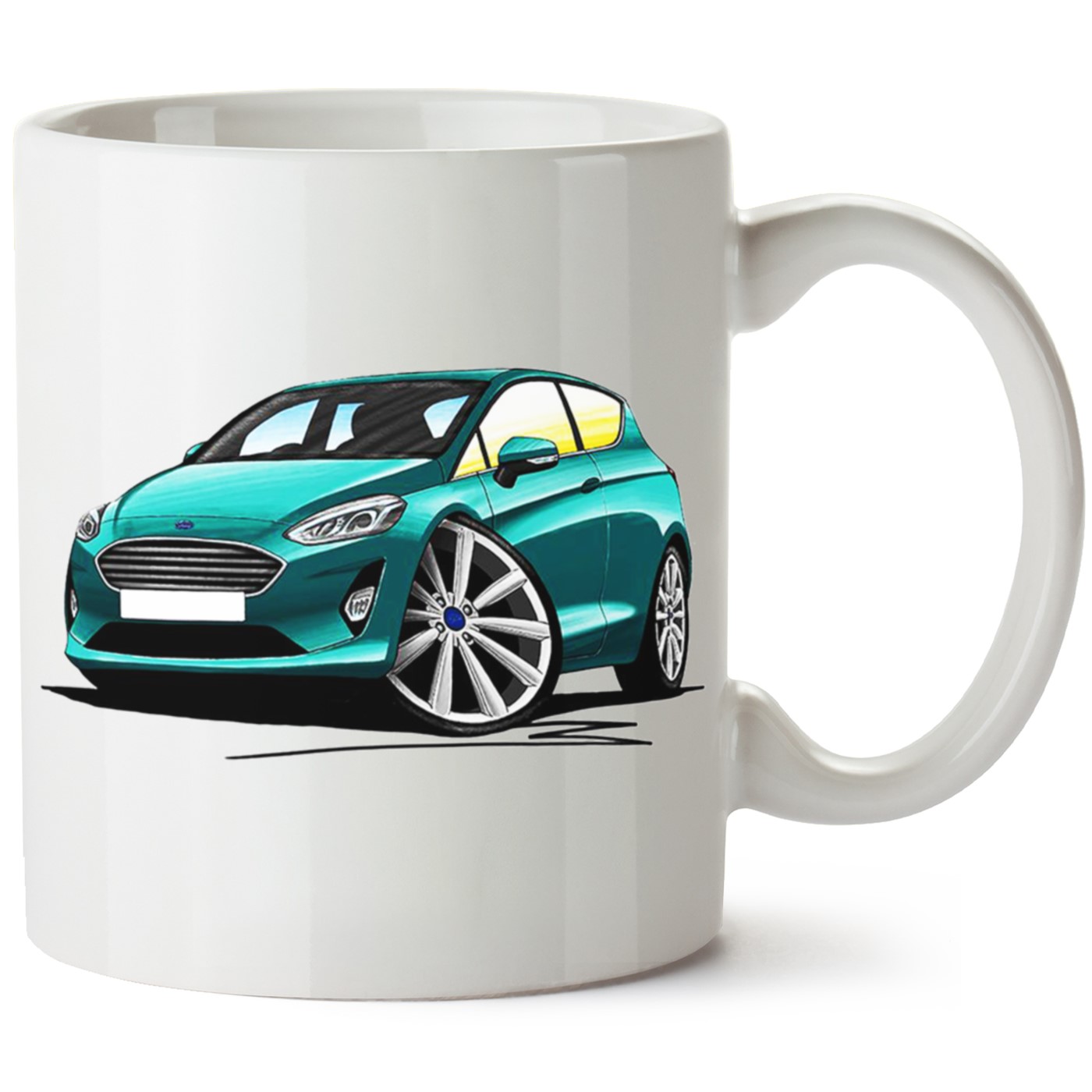 Ford Fiesta Mk8 Baskılı Porselen Kupa Bardak