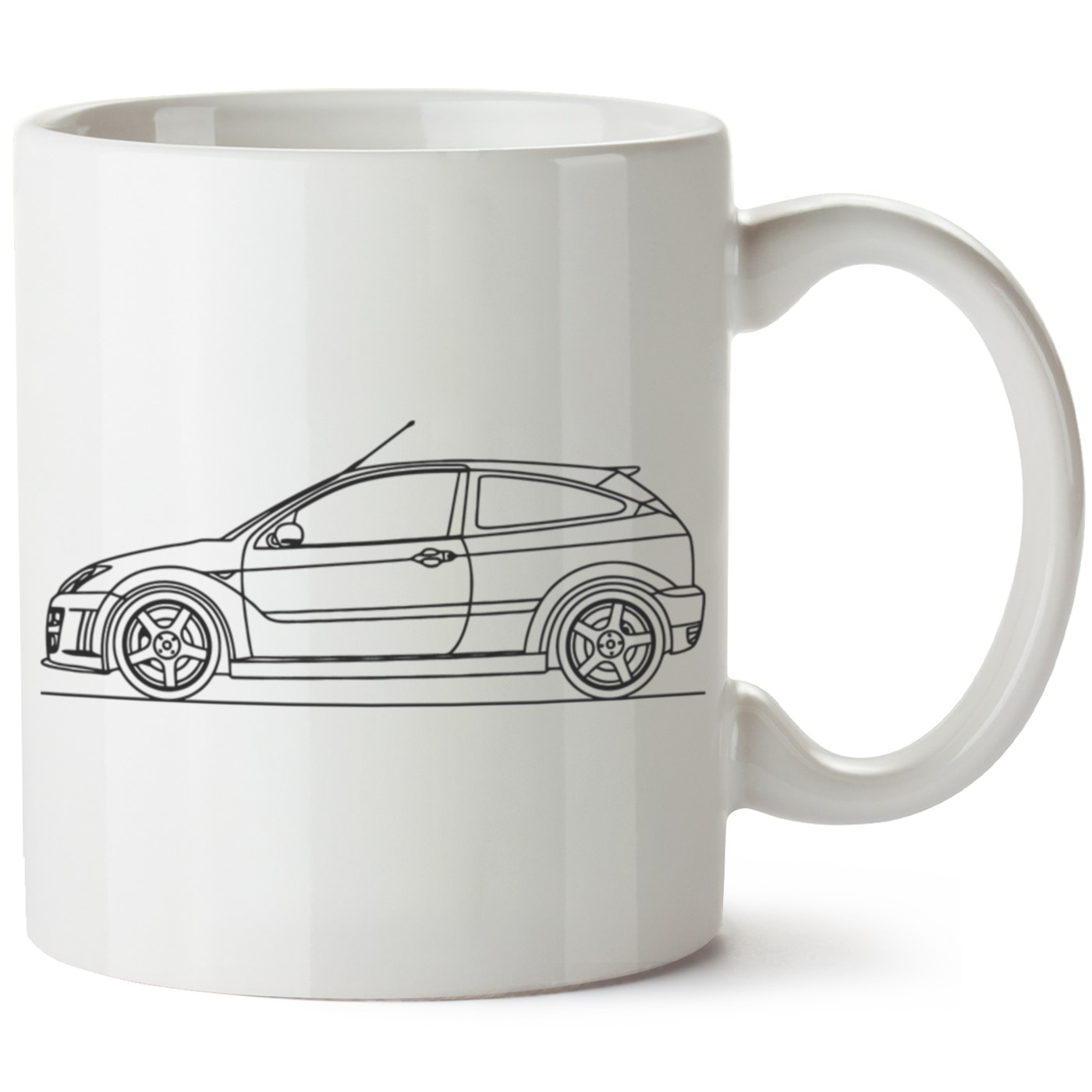 Ford Focus Mk1 Baskılı Porselen Kupa Bardak