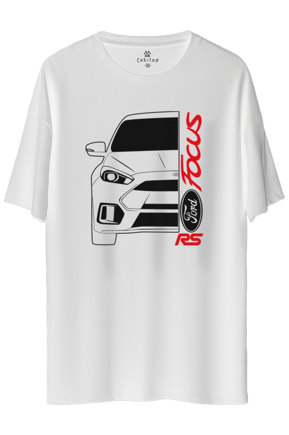 Ford Focus Mk4 Baskılı Oversize Tişört