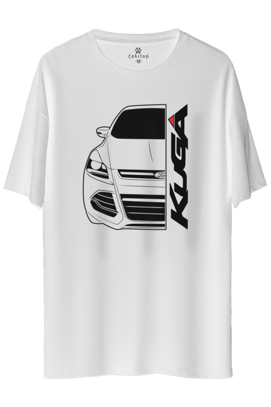 Ford Kuga Baskılı Oversize Tişört