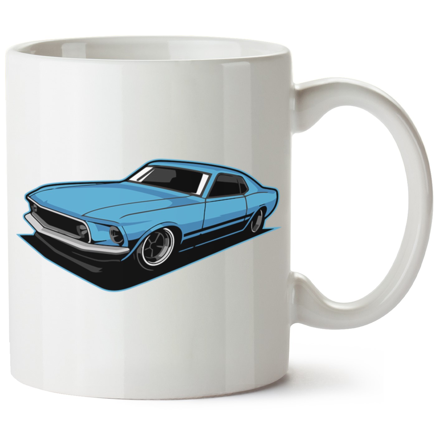 Ford Mustang Baskılı Porselen Kupa Bardak