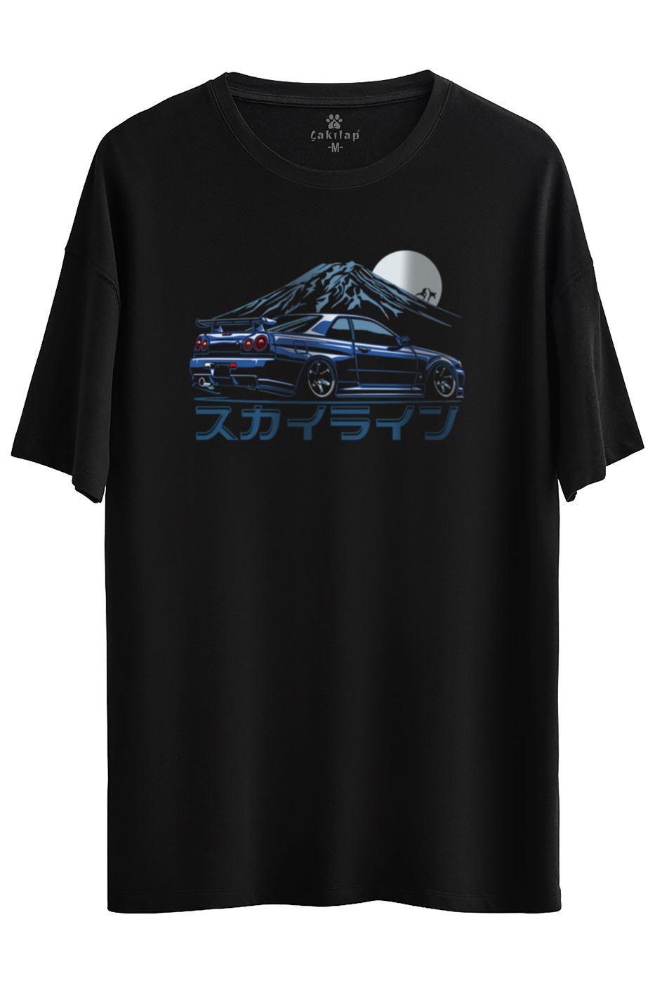 Nissan R34 Baskılı Oversize Tişört