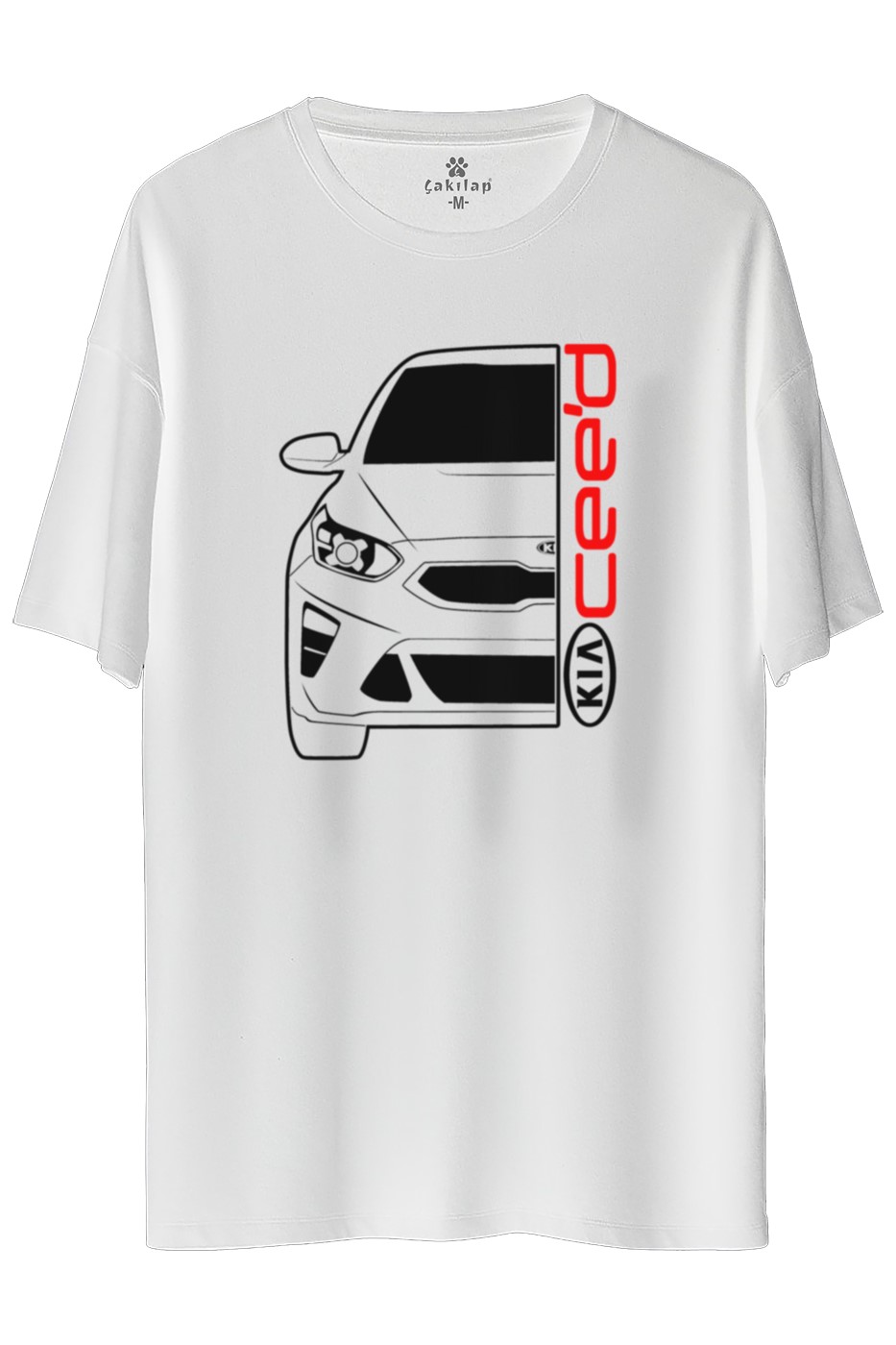 Kia Ceed Baskılı Oversize Tişört