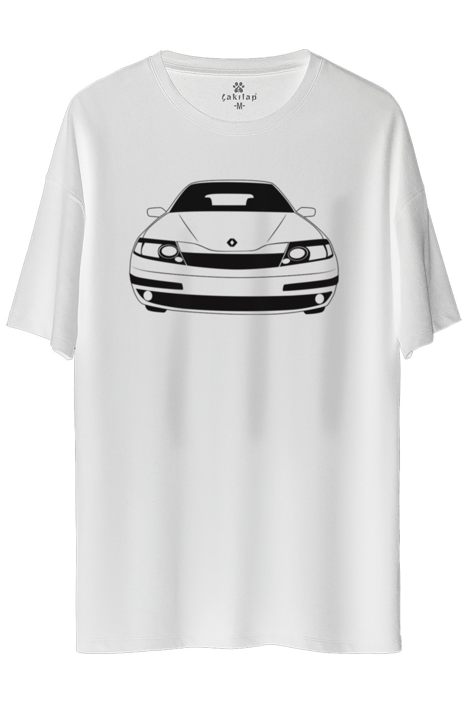 Renault Laguna Baskılı Oversize Tişört