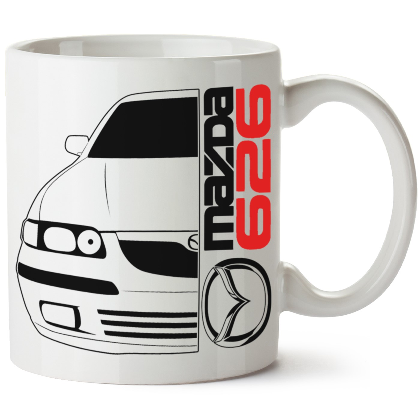 Mazda 626 Baskılı Porselen Kupa Bardak