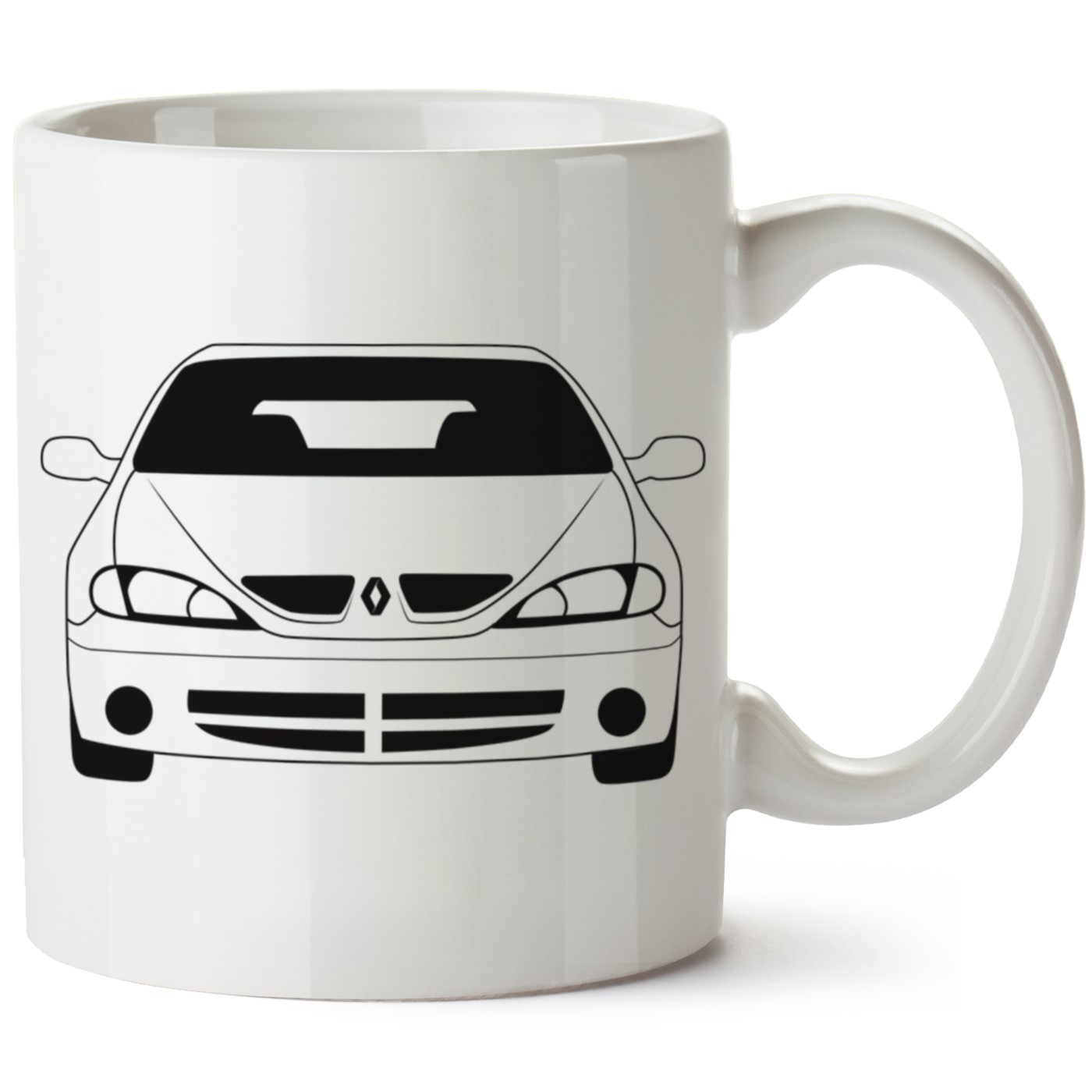 Renault Megane 1 Baskılı Porselen Kupa Bardak