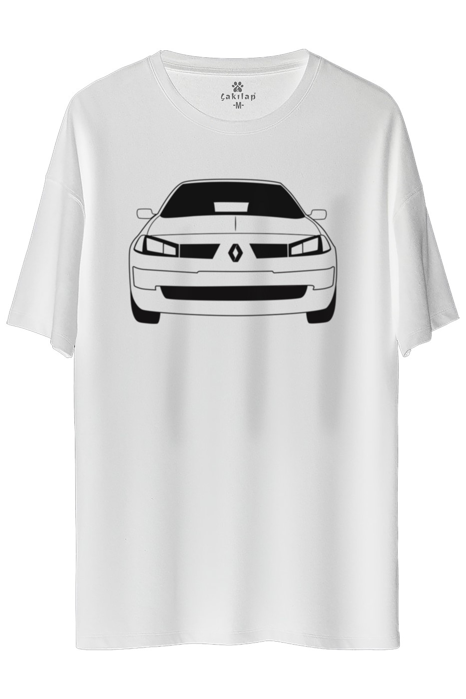 Renault Megane 2 Baskılı Oversize Tişört