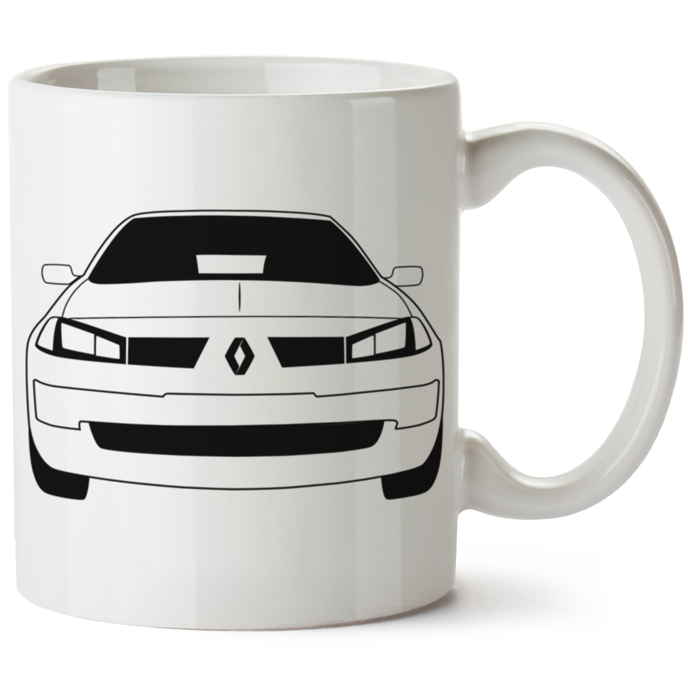 Renault Megane 2 Baskılı Porselen Kupa Bardak