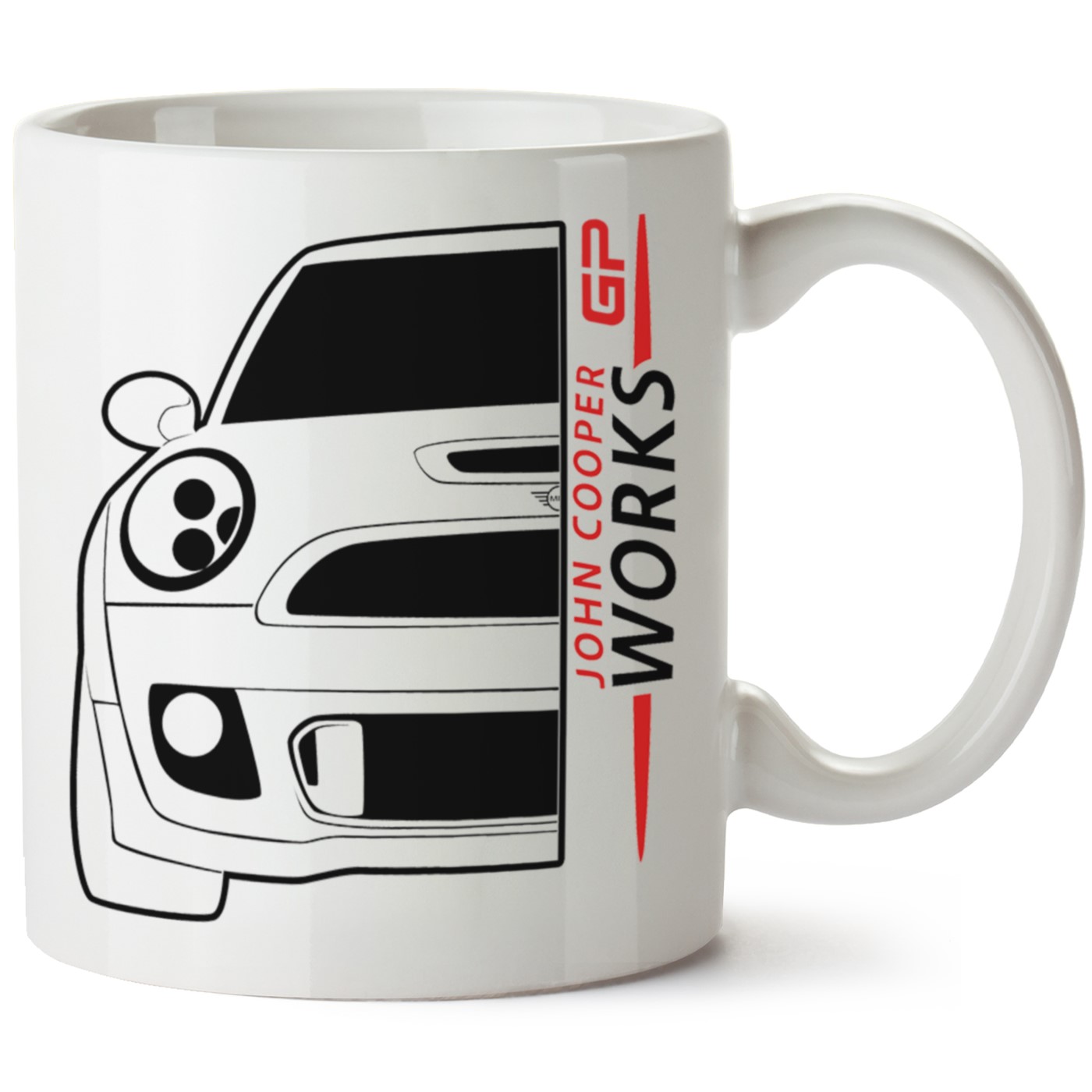 Mini Cooper Baskılı Porselen Kupa Bardak