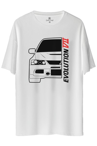 Mitsubishi Evo 6 Baskılı Oversize Tişört