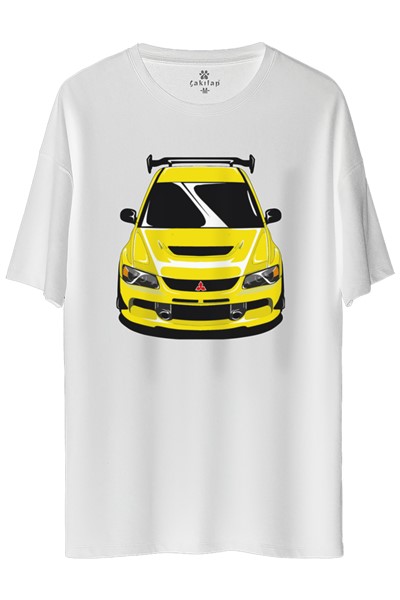 Mitsubishi Evo 9 Baskılı Oversize Tişört