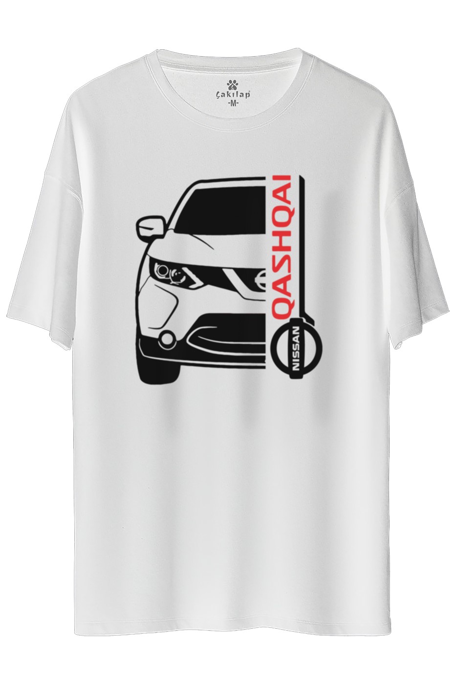 Nissan Qashqai Baskılı Oversize Tişört