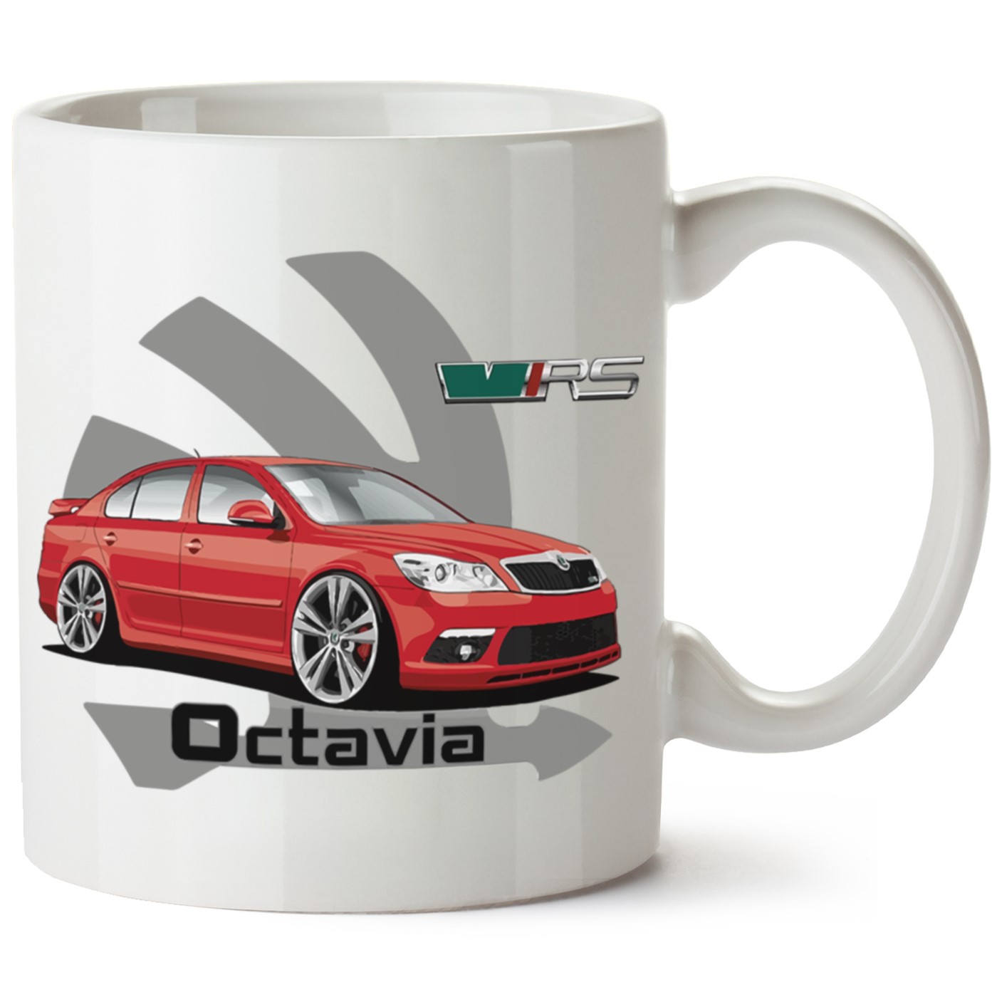 Skoda OctaviaA6 Baskılı Porselen Kupa Bardak