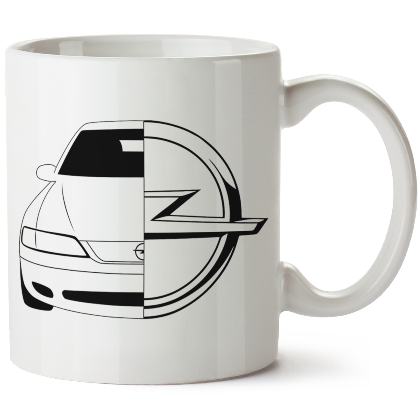 Opel Vectra B Baskılı Porselen Kupa Bardak