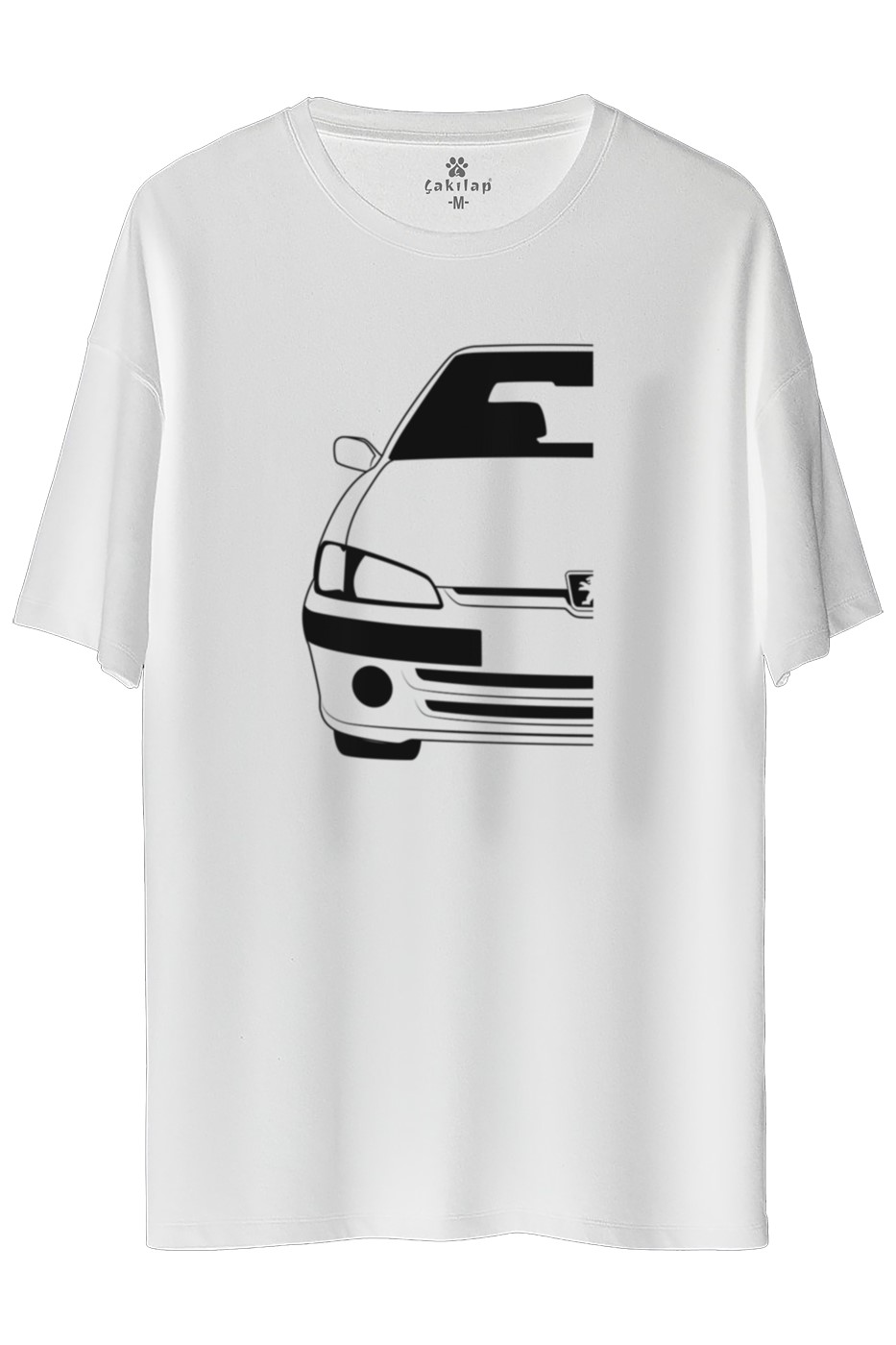 Peugeot 106 Baskılı Oversize Tişört