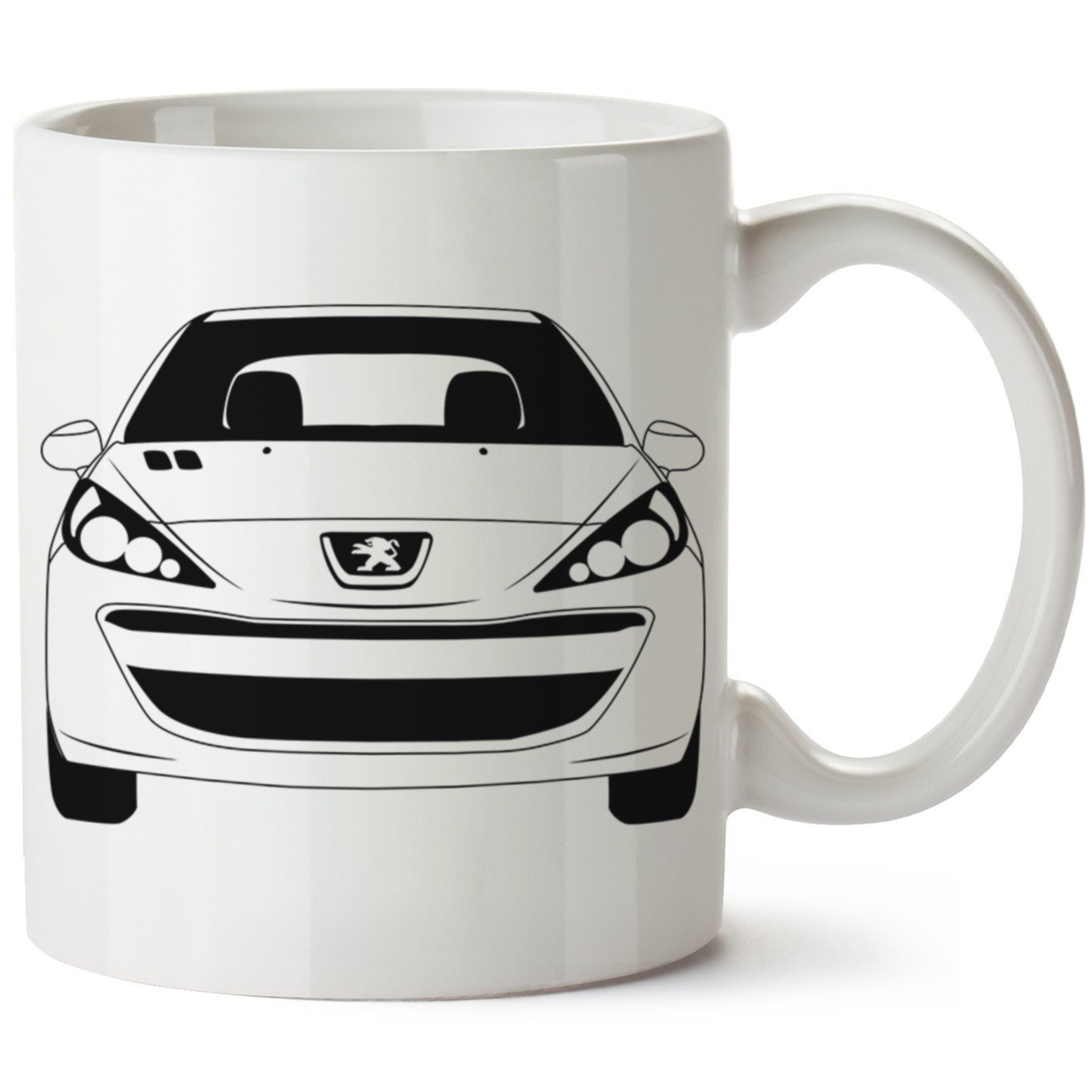 Peugeot 206 Plus Baskılı Porselen Kupa Bardak