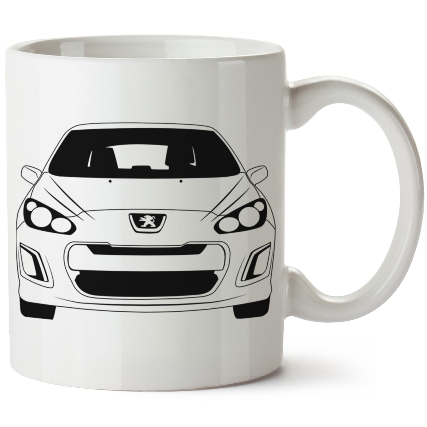 Peugeot 308 Baskılı Porselen Kupa Bardak