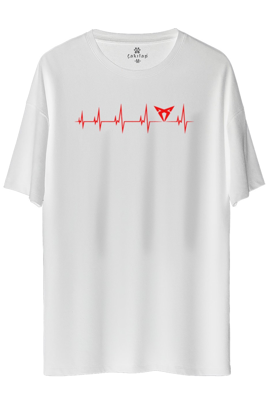 Seat Cupra Logo Baskılı Oversize Tişört