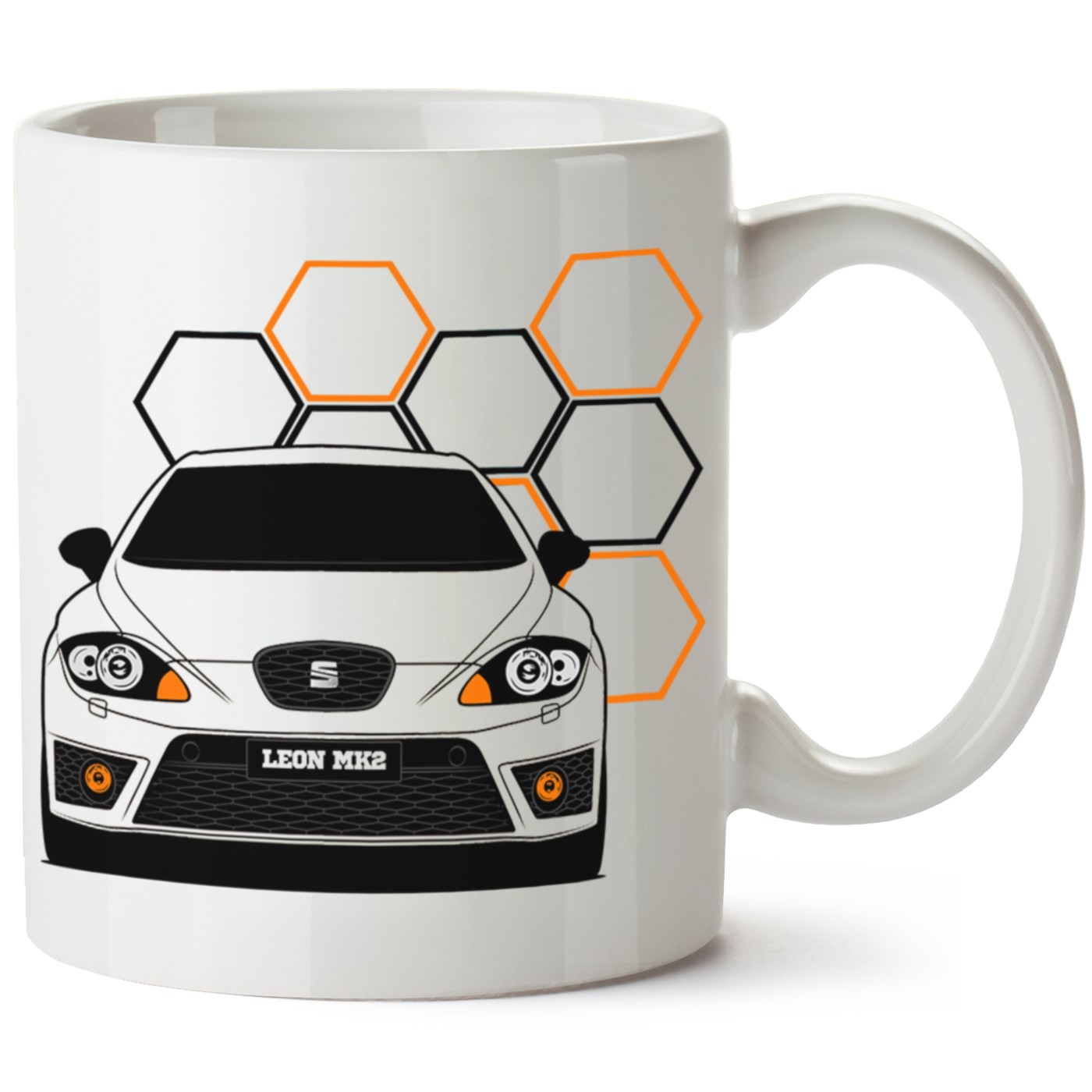 Seat Leon Mk2 Baskılı Porselen Kupa Bardak