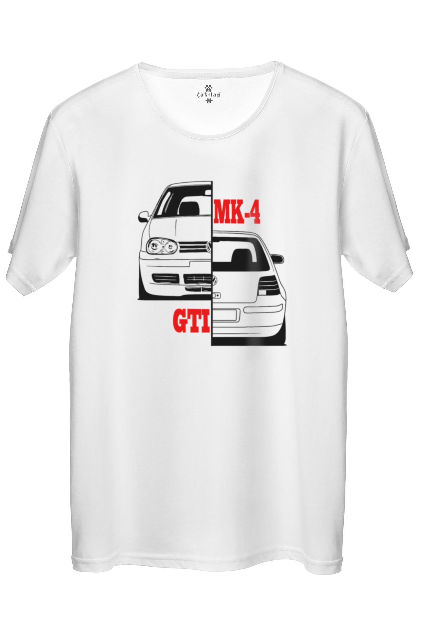 Vw Golf 4 Baskılı Regular Tişört