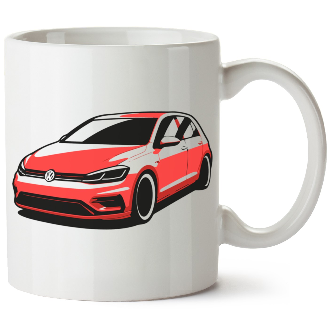 Vw Golf 7 Baskılı Porselen Kupa Bardak