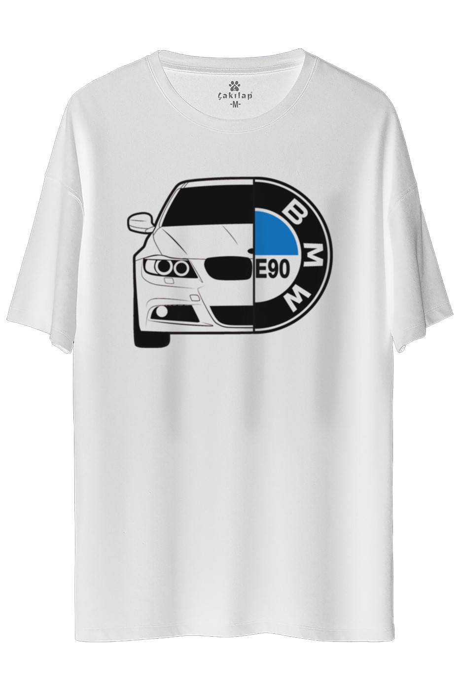 Bmw E90 Baskılı Oversize Tişört
