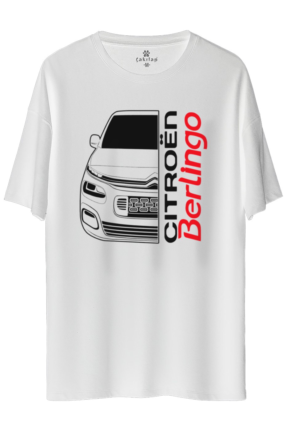Citroen Berlingo Baskılı Oversize Tişört