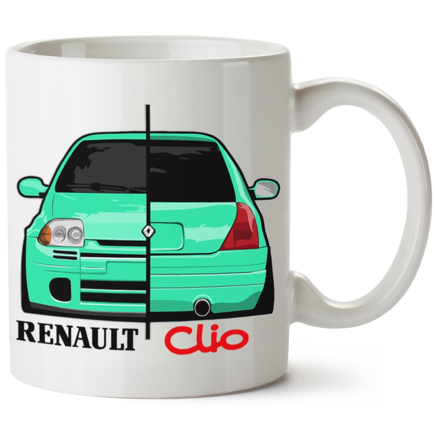 Renault Clio 1 Baskılı Porselen Kupa Bardak