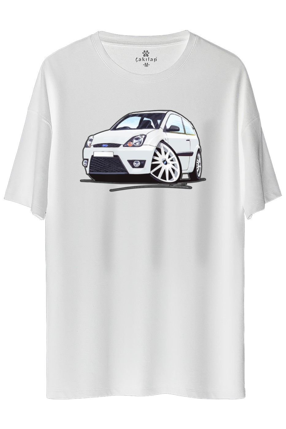 Ford Fiesta Mk6 Baskılı Oversize Tişört