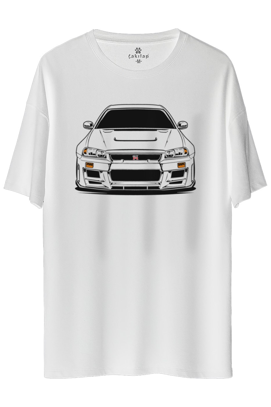 Nissan Gt-r34 Baskılı Oversize Tişört