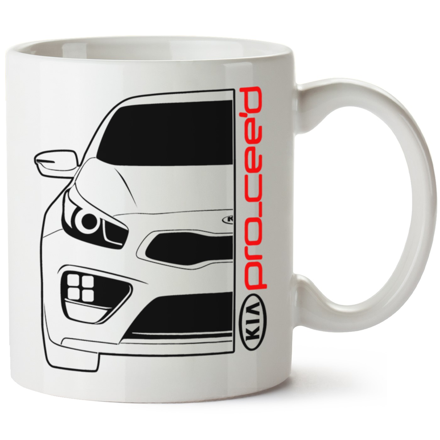 Kia Ceed Baskılı Porselen Kupa Bardak