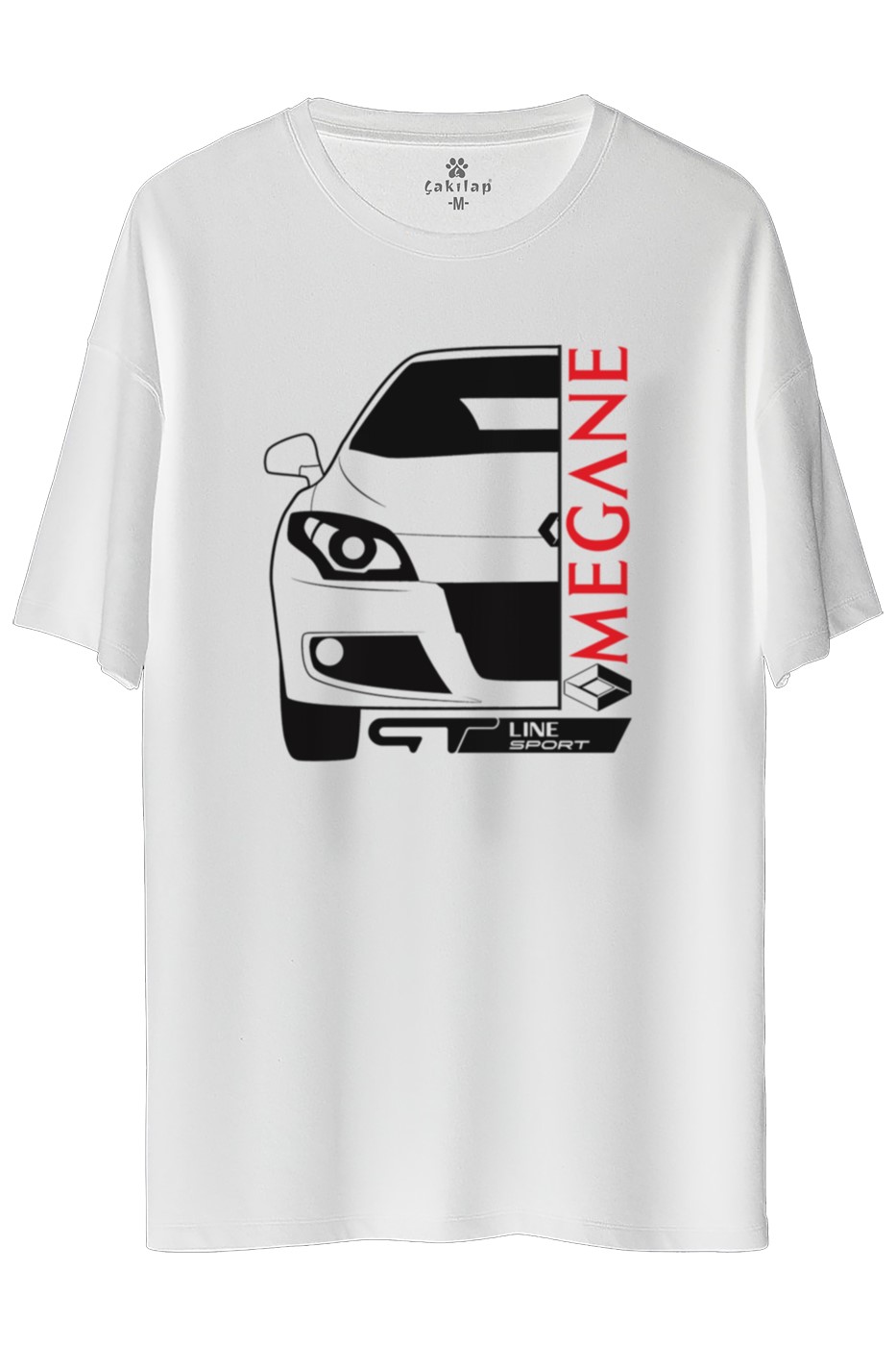 Renault Megane 3Fz1 Baskılı Oversize Tişört