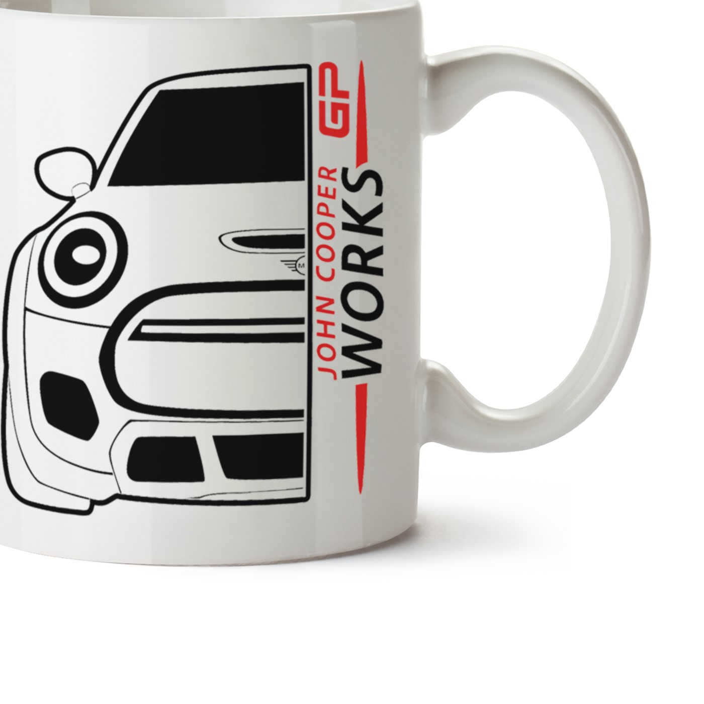 Mini Cooper Baskılı Porselen Kupa Bardak