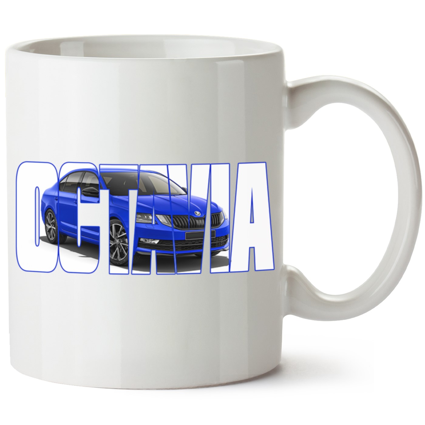 Skoda OctaviaA7 Baskılı Porselen Kupa Bardak