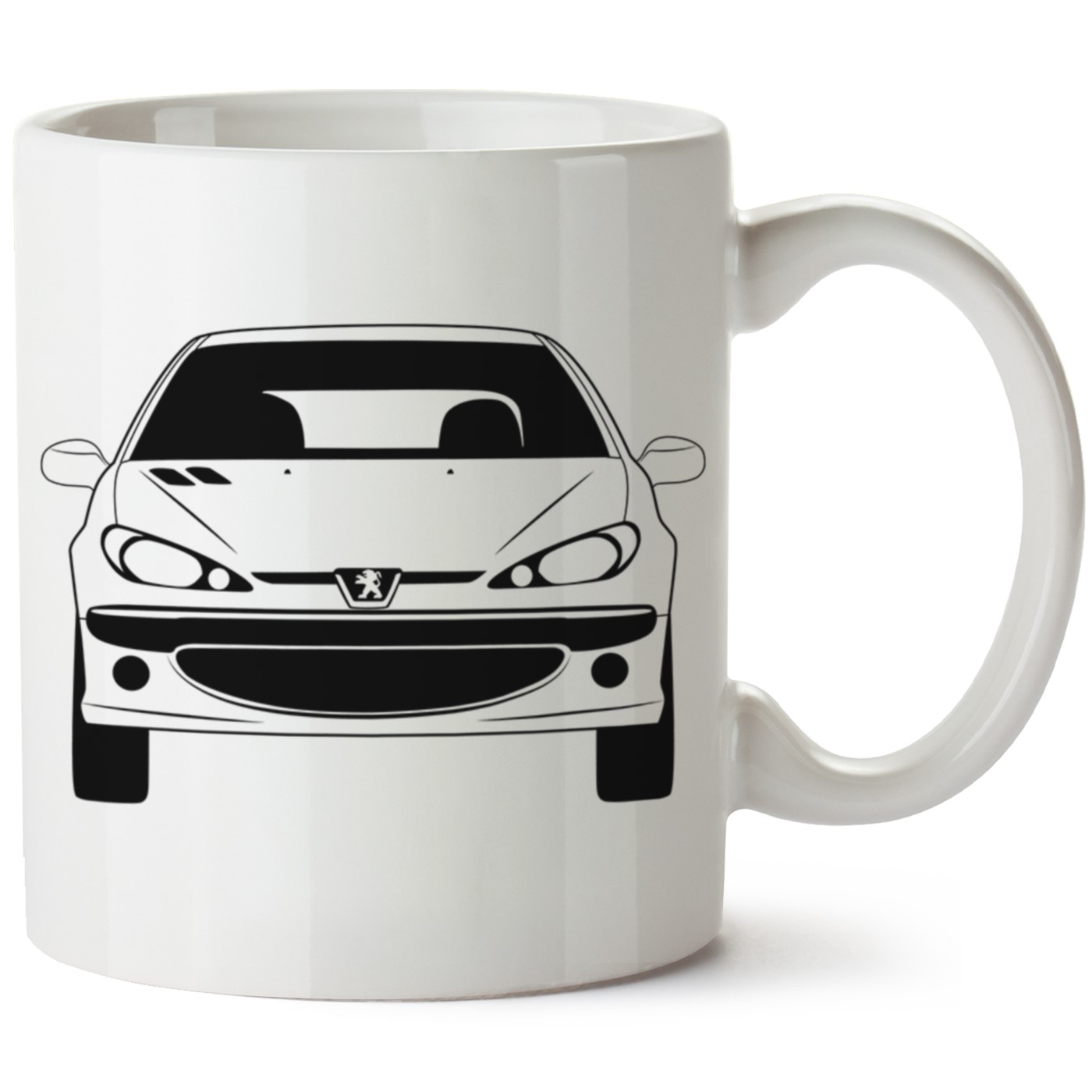 Peugeot 206 Baskılı Porselen Kupa Bardak