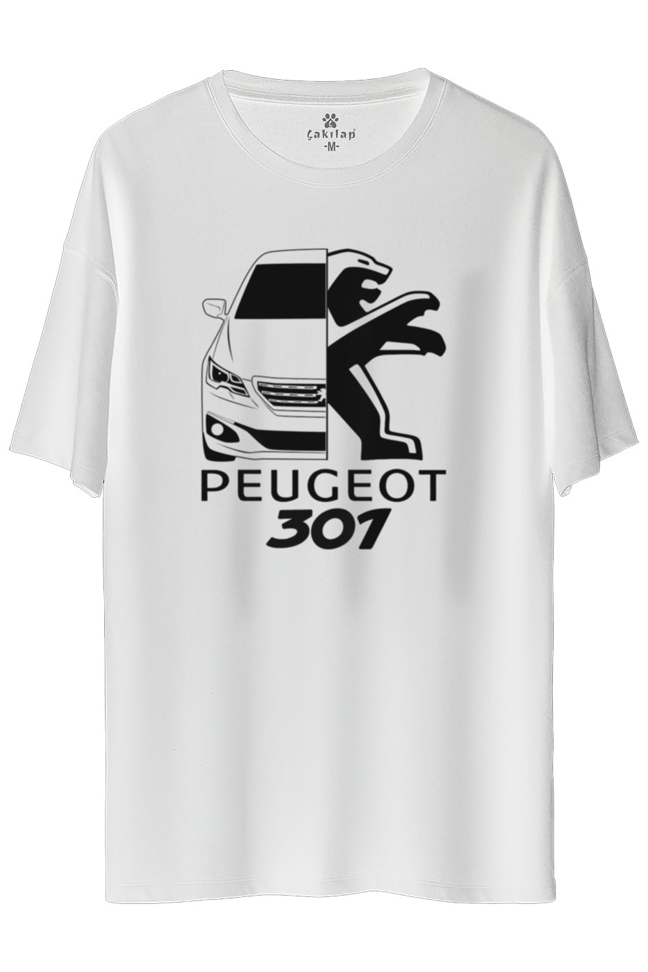 Peugeot 301 Baskılı Oversize Tişört