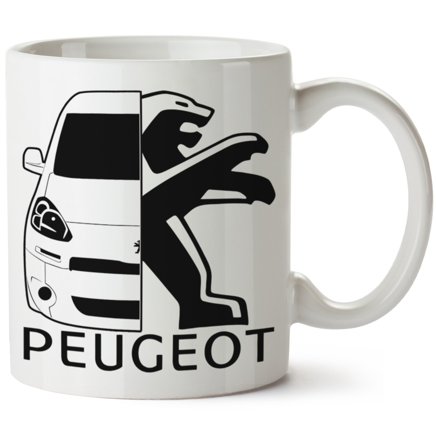 Peugeot Partner Baskılı Porselen Kupa Bardak