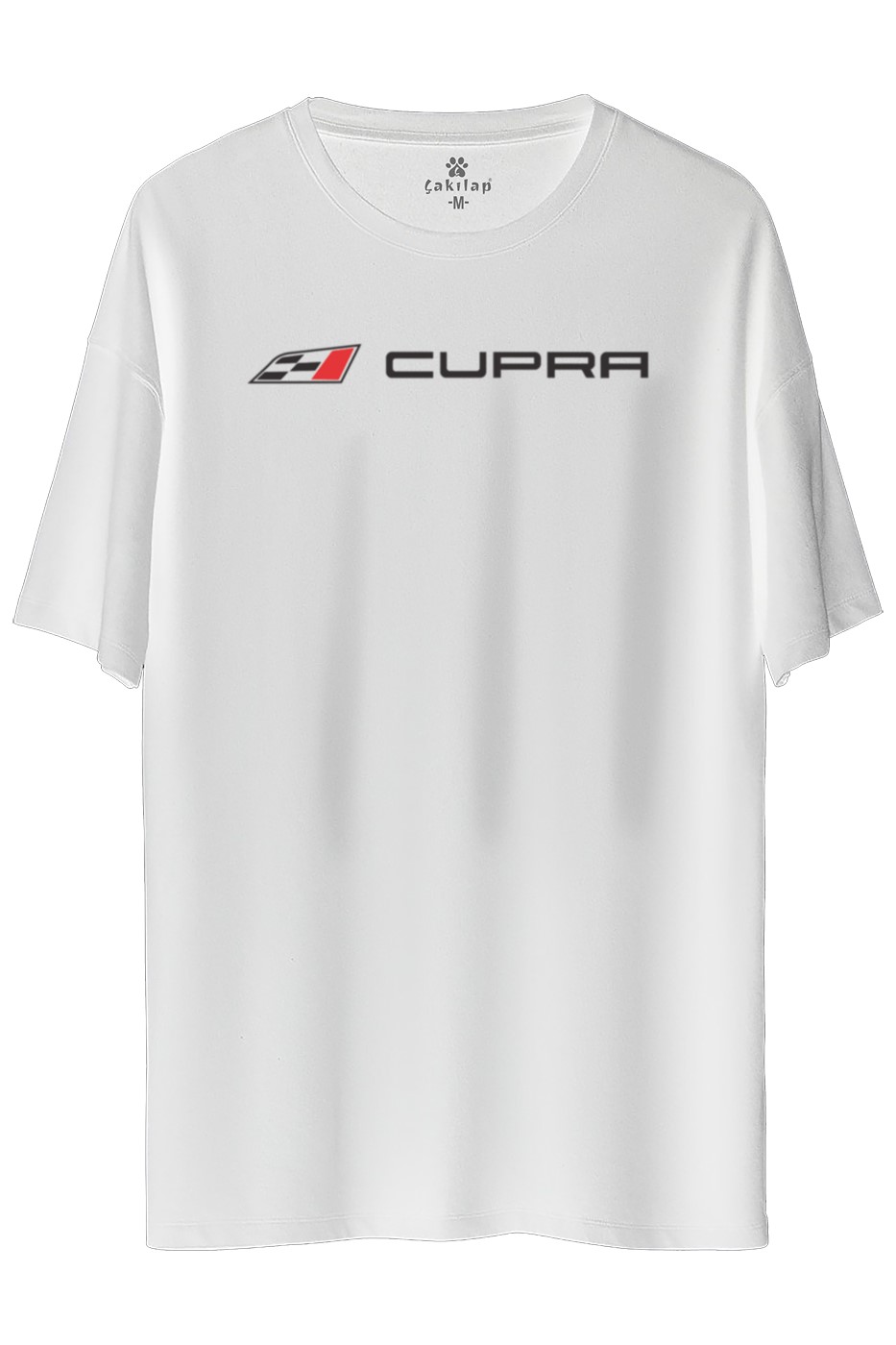 Seat Cupra Logo Baskılı Oversize Tişört
