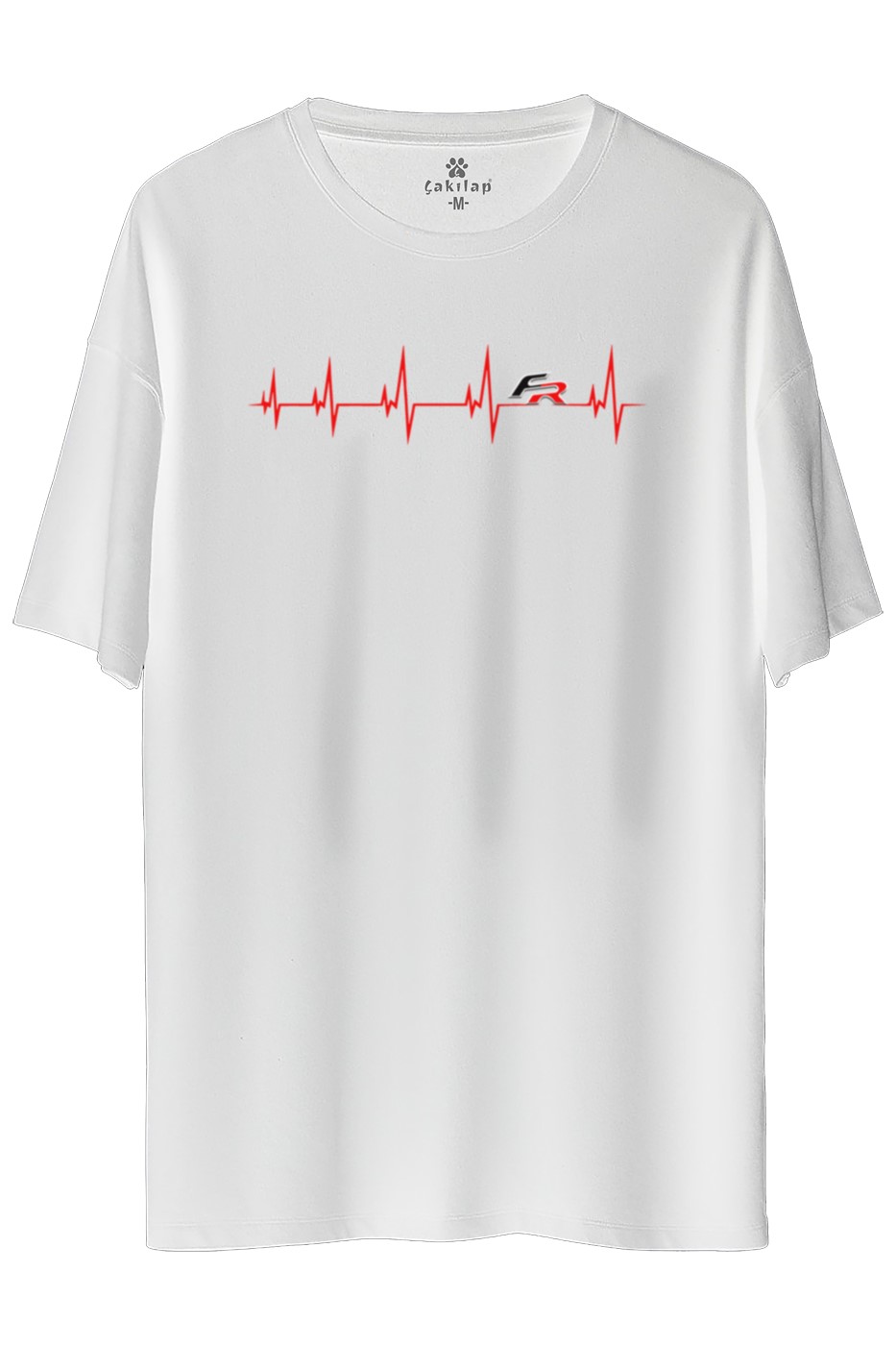 Seat FR Logo Baskılı Oversize Tişört