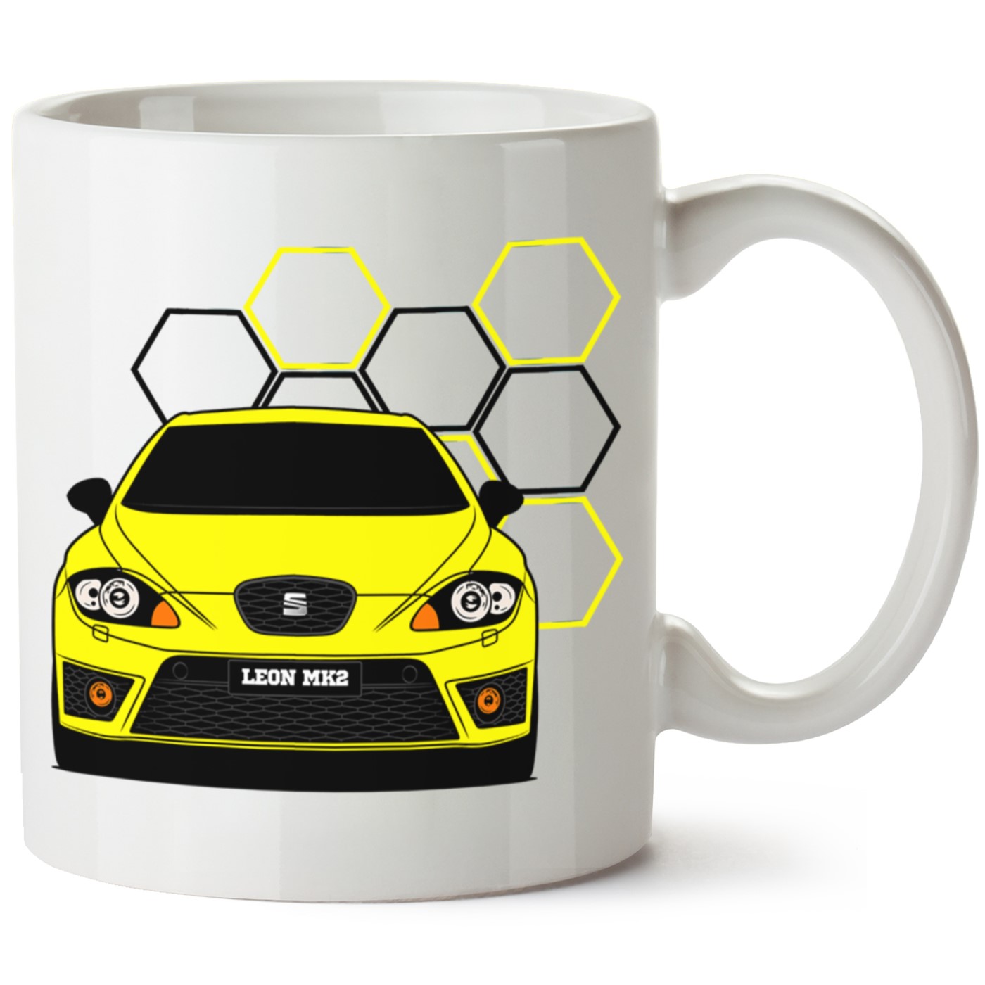 Seat Leon Mk2 Baskılı Porselen Kupa Bardak