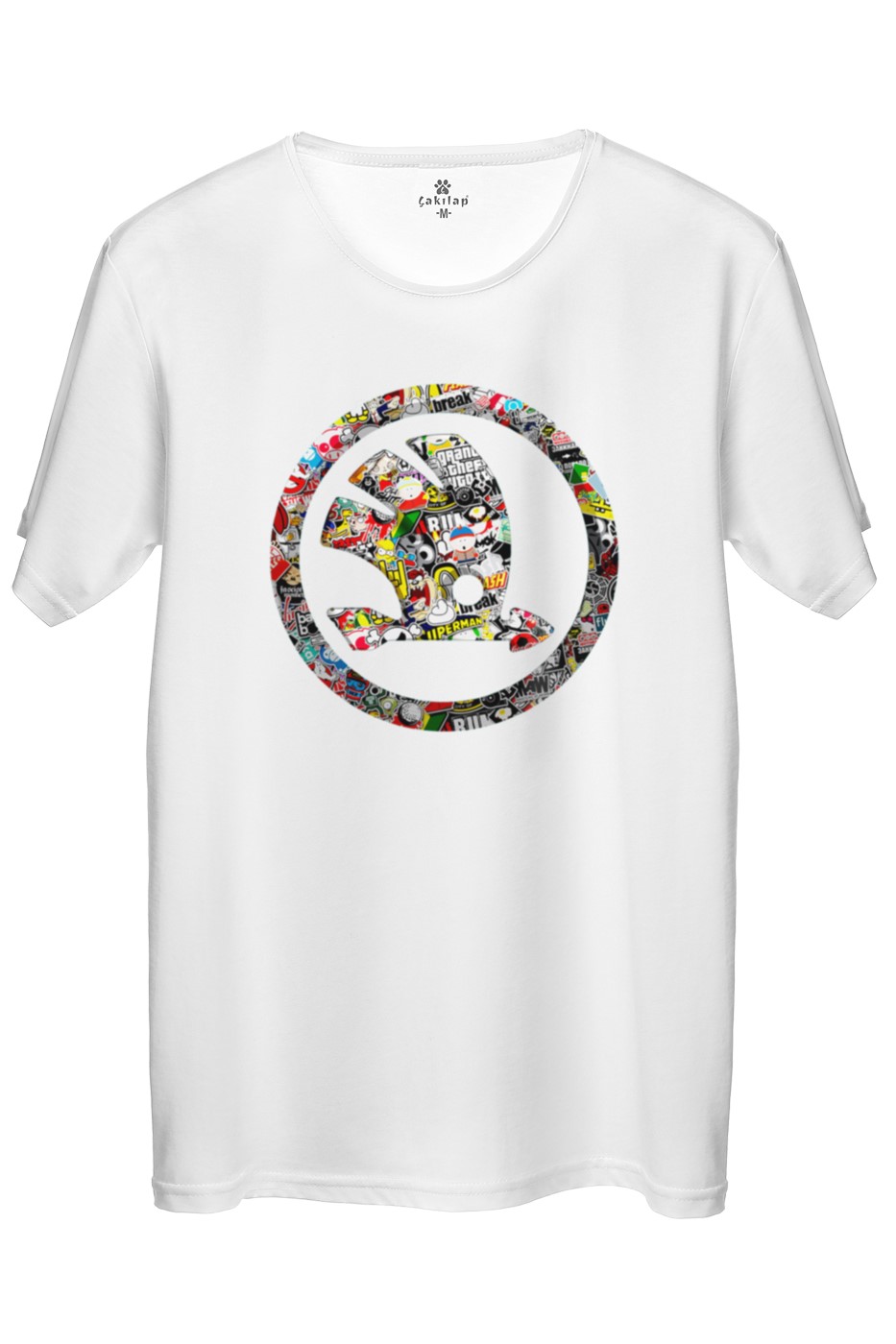 Skoda Logo Baskılı Regular Tişört