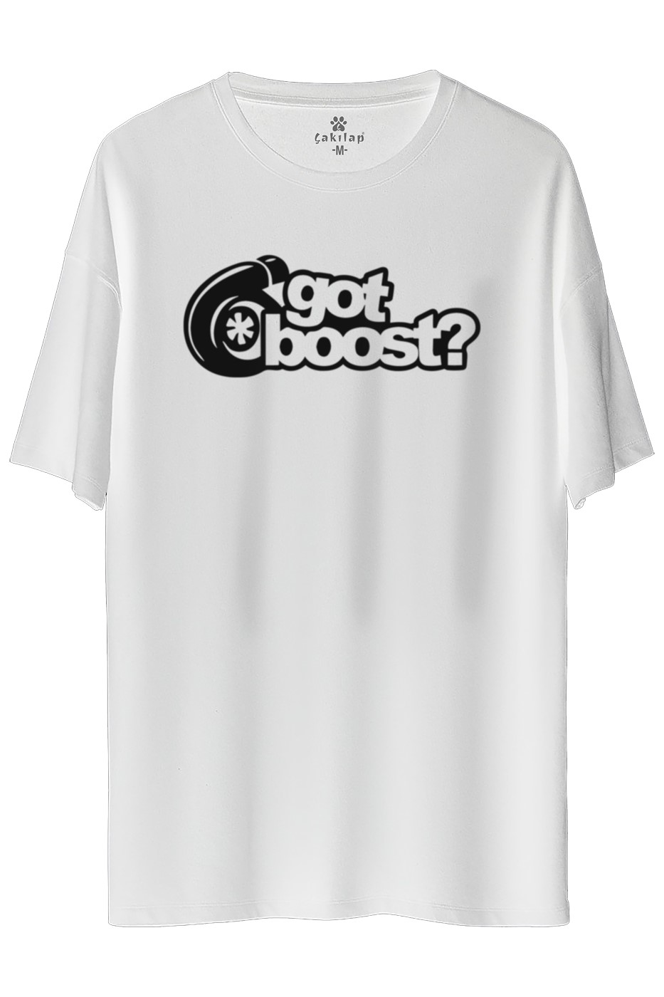 Turbo Baskılı Oversize Tişört